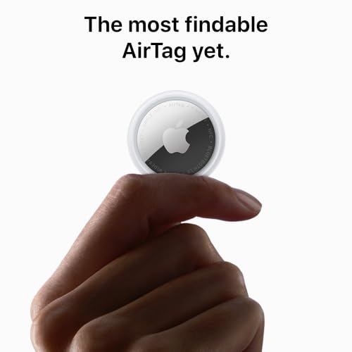 Four Apple AirTag 2nd Generation white trackers