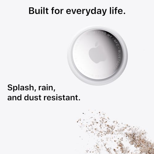 Top view of Apple AirTag 2nd Generation pack
