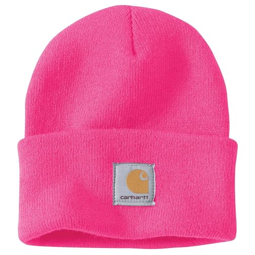 Carhartt Men's Knit Cuffed Beanie in Pink Glow