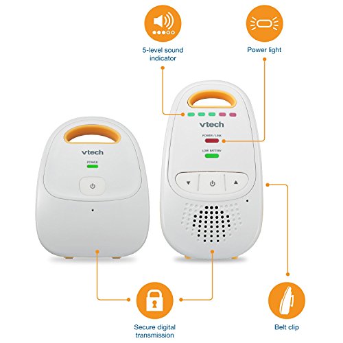 VTech audio baby monitor side view