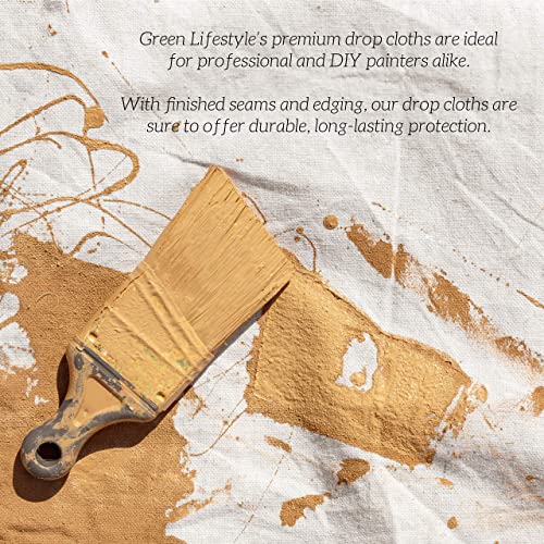 Drop cloth covering furniture during home renovation