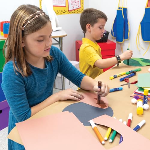 Bright construction paper stack