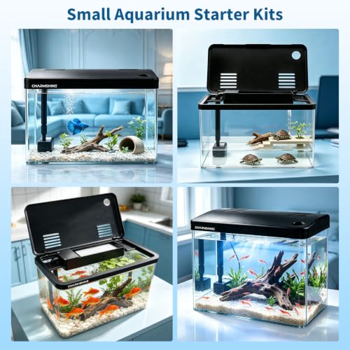 Black acrylic aquarium tank side profile