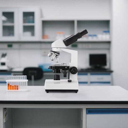 Microscope with 195 achromatic objective lenses