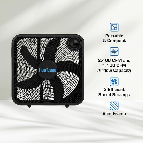 Hurricane Classic fan side profile showing slim design