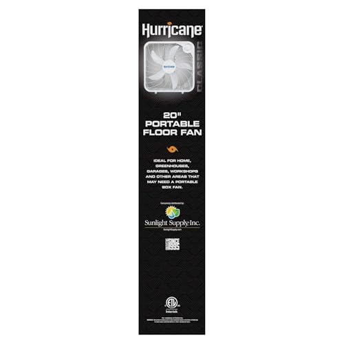 Hurricane Classic black box fan top view