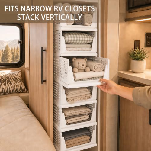 Pinkpum 6 Pack organizer set in a closet setting