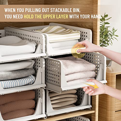 Full set of 6 Pinkpum stackable organizer bins