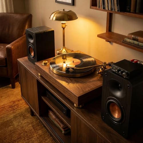 RIOWOIS bookshelf speaker side profile