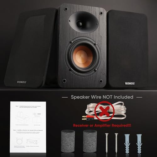 Bookshelf speaker angled shot