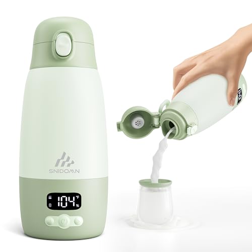 Snidomn gray portable bottle warmer front view