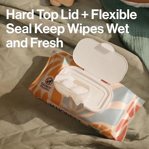 Back of packaging showing ingredient transparency for baby wipes