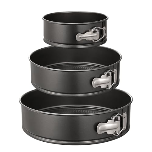 HIWARE Springform Pan Set of 3 stacked