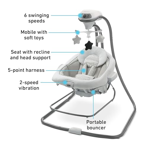 Graco DuetConnect LX seat with head support