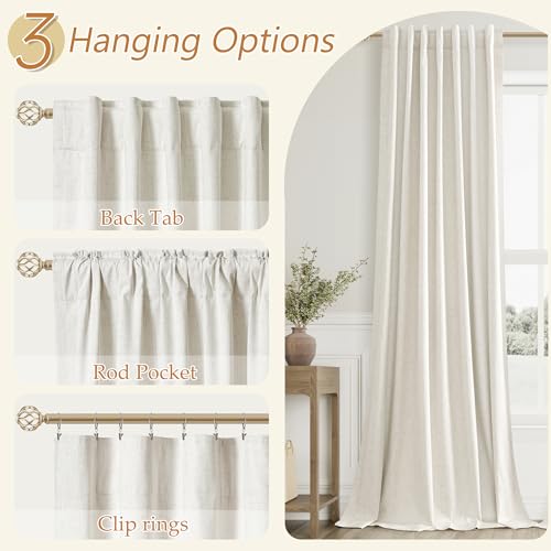 Guken blackout curtains in a bright living room