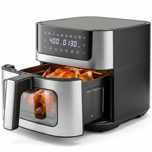 KMFurnila 8-in-1 Air Fryer front view