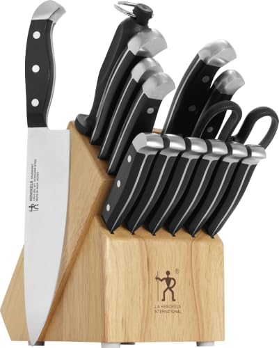 Henckels Statement 15-Pc Knife Block Set natural block