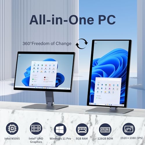 Side profile of OuuOee N5095 touchscreen PC