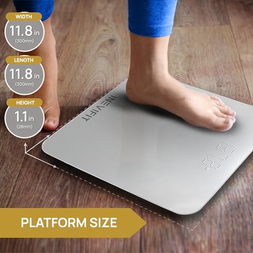 Side profile of the I-BS002S bathroom scale