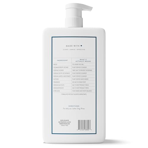 Native Body Wash with plant-based cleansers