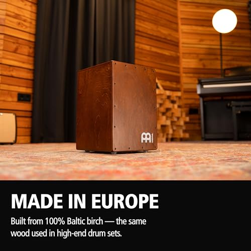 Side profile of Meinl JC50LB Baltic birch cajon
