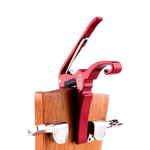 Close up of Kyser spring mechanism in Ruby Red