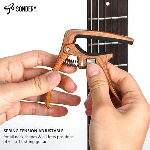 Sondery guitar capo side profile view