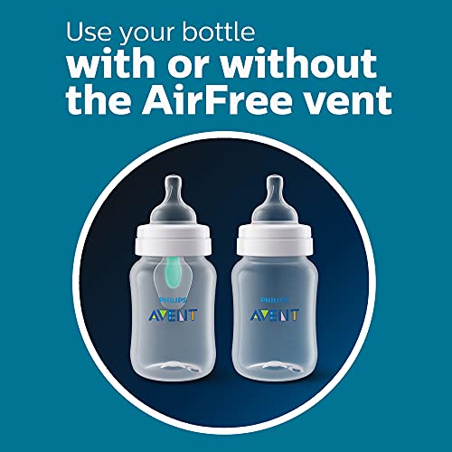 Assembled Philips Avent anti-colic bottle