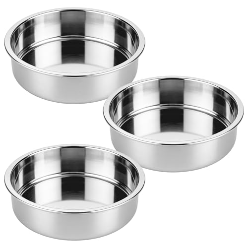 Tifanso 8-inch stainless steel cake pans