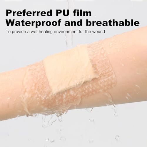 Front view of ZMZPA wound dressing bandage
