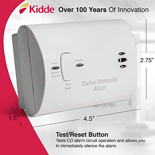 Battery compartment of Kidde carbon monoxide detector