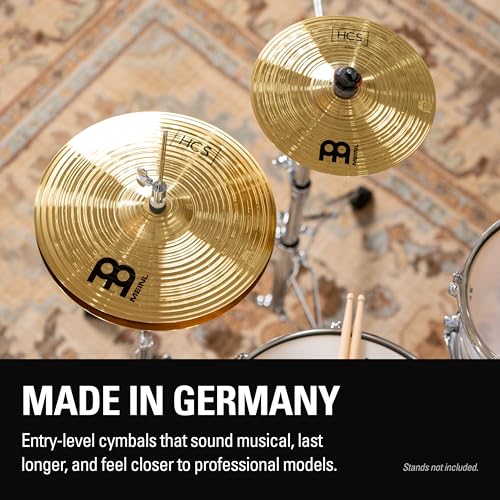 13-inch hi-hat cymbals from Meinl