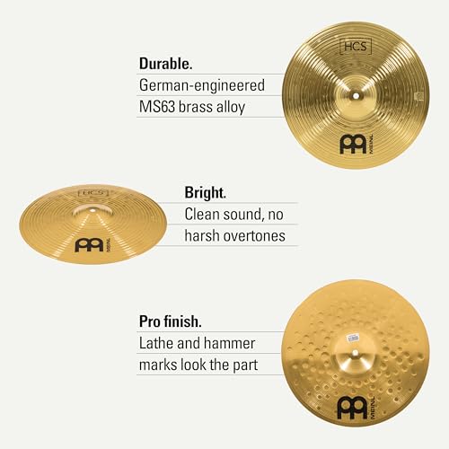 Traditional finish surface on Meinl cymbals