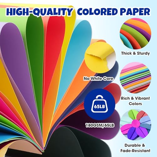 Full-core dyed edge of TUXIYA paper