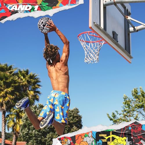 Side profile of AND1 Chaos regulation basketball