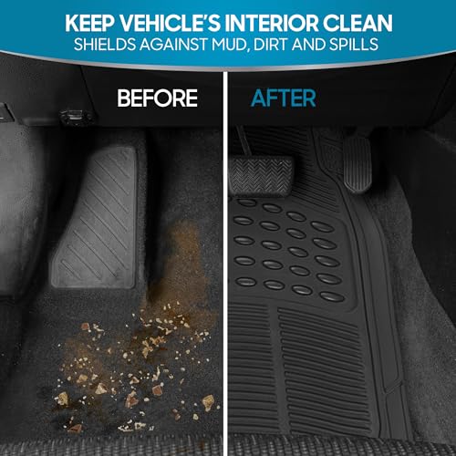 Rear BDK car floor mat pair