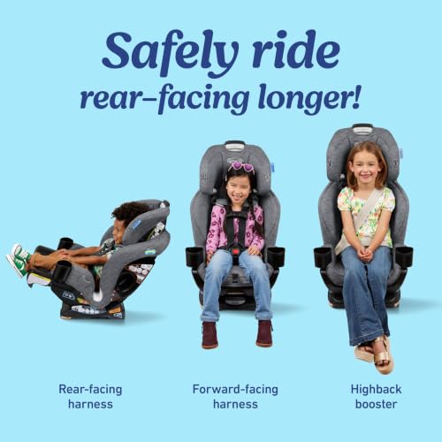 Side profile of Graco Extend2Fit car seat