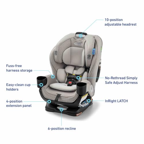 Highback booster mode for Graco Extend2Fit