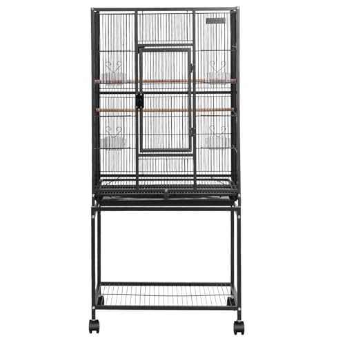 Full VEVOR bird cage dimensions and setup