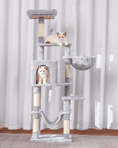 Top view of the fluffy cat basket and hammock