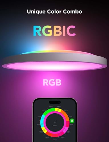 Govee H60A1 showing RGBIC backlight effects