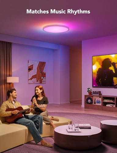 Govee smart light displaying warm tone lighting
