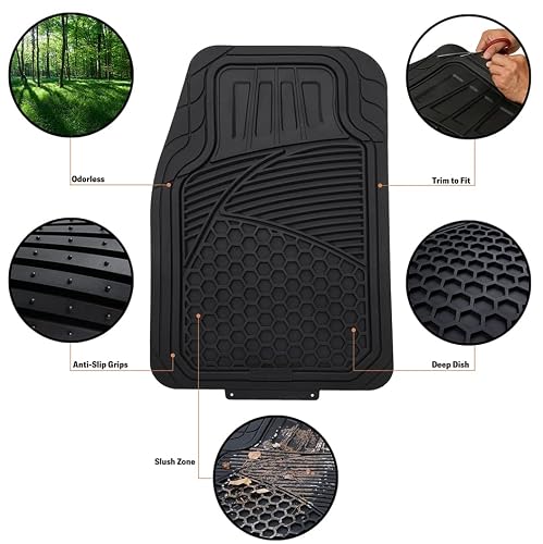 Amazon Basics All-Weather Automotive Floor Mats