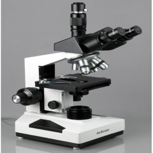 AmScope Microscope with Siedentopf head and eyepieces