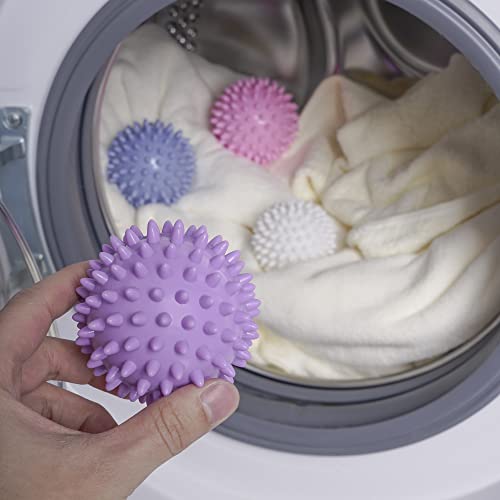 Close up of eco friendly dryer balls