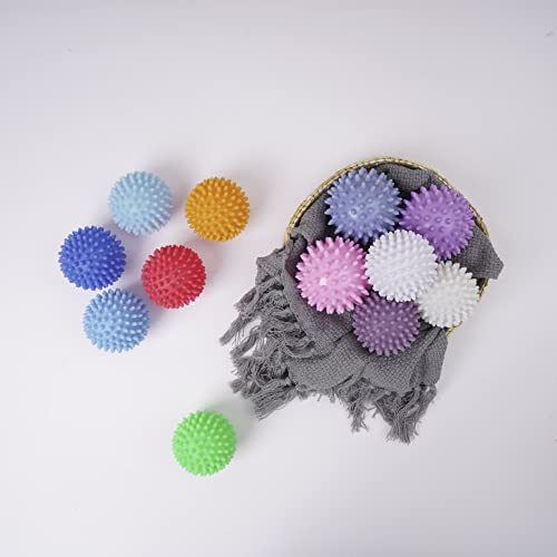 Reusable laundry softener balls for drying