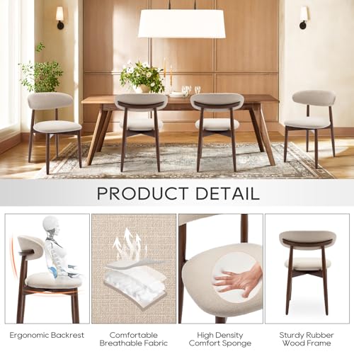 Wooden dining chair legs with foot pegs
