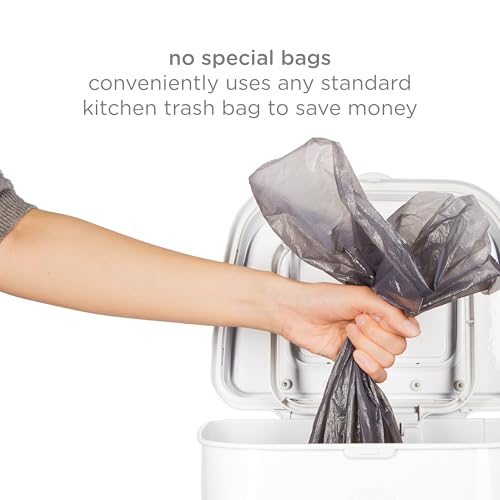 Ubbi Adult Diaper Pail side profile
