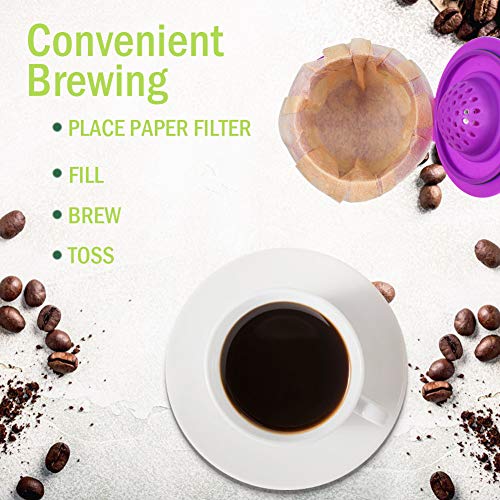 Stacked CAPMESSO coffee filters 300 count