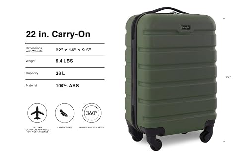 Wrangler olive carry-on side profile